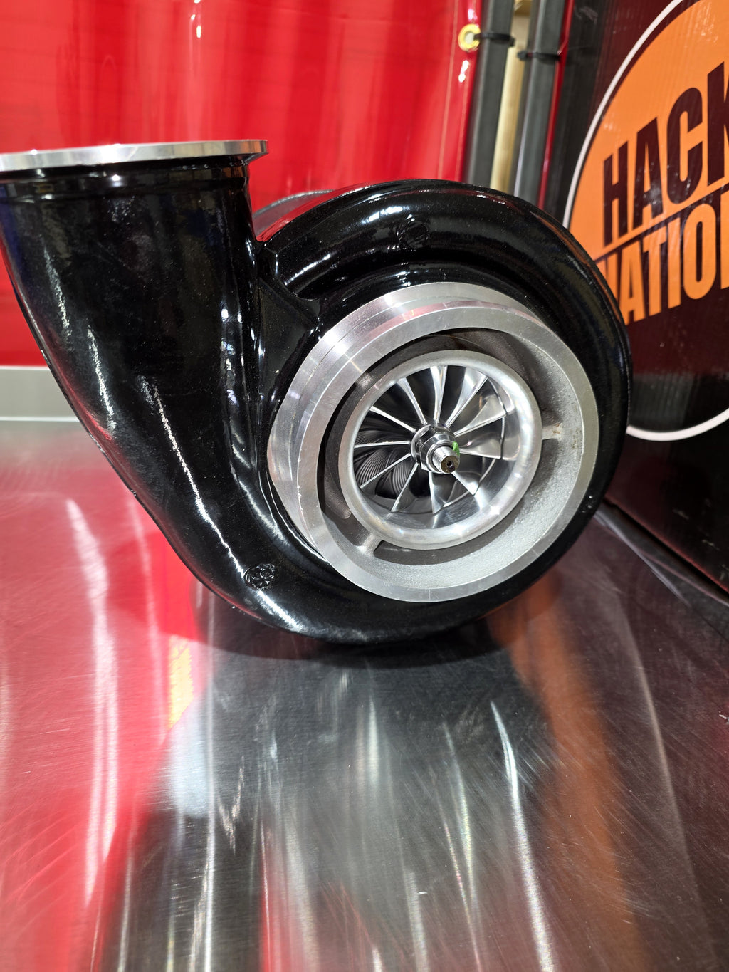 Hack Nation Stage 1 Turbo Detroit / ISXT-6 S400 (HN-171702S400) turbine housing, full view
