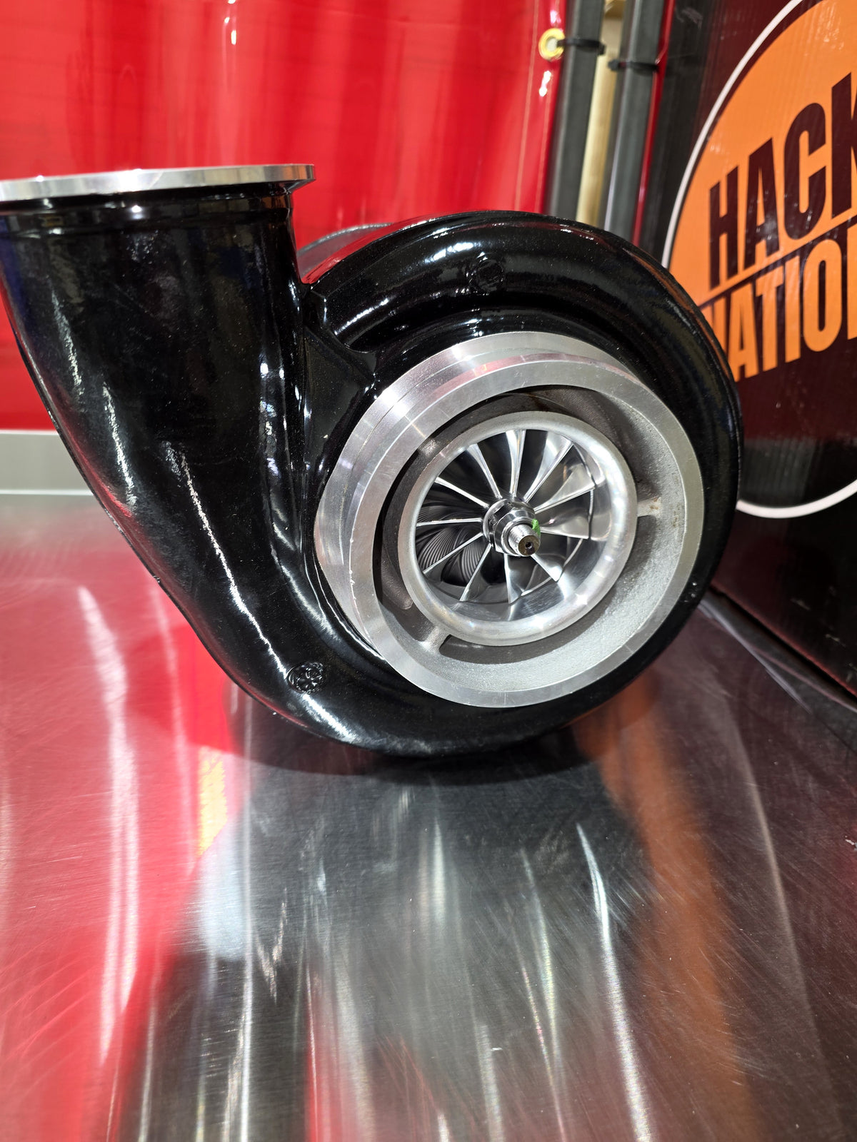 Hack Nation Stage 1 Turbo Detroit / ISXT-6 S400 (HN-171702S400) turbine housing, full view